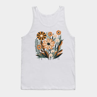 Mid Century Scandi Garden Tank Top